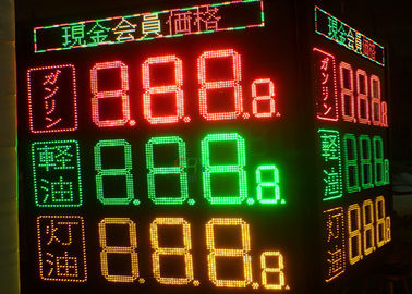 중국 두 배 옆 유가는 Petro/주유소를 위한 표시 널 8888를 지도했습니다 협력 업체