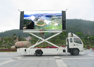 중국 풀 컬러 2000HZ 1/8개의 검사 트럭은 발광 다이오드 표시 표시 1R1G1B 높은 정의를 거치했습니다 협력 업체