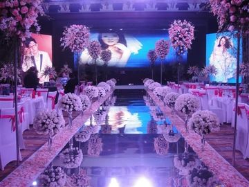 SMD P6 풀 컬러/단계/전람을 위한 실내 조정 발광 다이오드 표시 Wedding 협력 업체