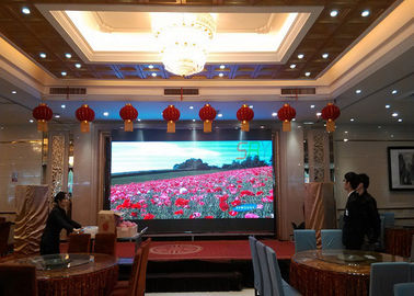 P7.62 SMD 실내 LED 영상 벽, 상업적인 정면 서비스 발광 다이오드 표시 협력 업체