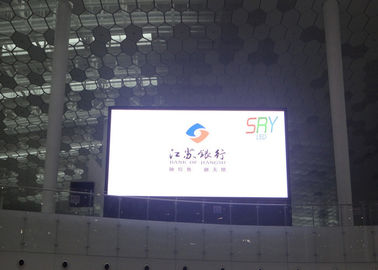 공항/역의 풀 컬러 LED 스크린을 위한 WIFI/3G P10 RGB 실내 조정 발광 다이오드 표시 협력 업체