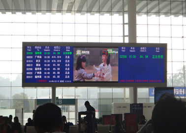 공항/역의 풀 컬러 LED 스크린을 위한 WIFI/3G P10 RGB 실내 조정 발광 다이오드 표시 협력 업체