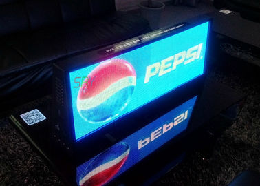 HD는 택시 지붕 발광 다이오드 표시 RGB 무선 LED 스크린 화소 피치 P6mm를 방수 처리합니다 협력 업체