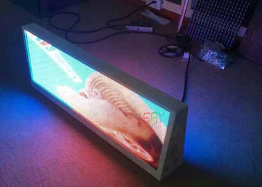 P5는 택시 발광 다이오드 표시 960x320mm 높은 광도 전자 메시지 널을 방수 처리합니다 협력 업체