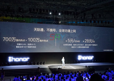 단계를 위해 발광 다이오드 표시 긴 수명 지대 LED 스크린을 광고하는 2.5mm 화소 피치 협력 업체