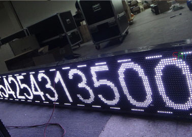 DC 5V 발광 다이오드 표시 널을 이동하는 백색 LED 두루말기 메시지 표시 Wirless 협력 업체