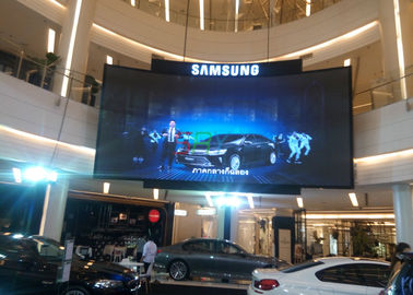 SMD3528 실내 구부려진 LED는 6mm HD 풀 컬러 지도한 전시 화면을 가립니다 협력 업체