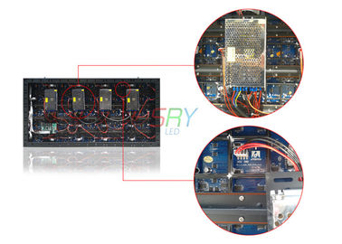거는 정면 IP65 LED 벽 전시 P8 LED 광고는 내각 고해상을 가립니다 협력 업체