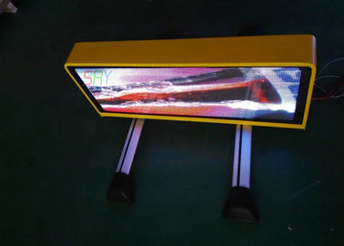 P 5mm 풀 컬러 택시 발광 다이오드 표시 무선 3G 체계 960mm x 320mm 협력 업체
