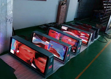 4g/와이파이 통제를 가진 가벼운 상자를 광고하는 옥외 광고 택시 LED 패널 택시 정상 발광 다이오드 표시 협력 업체