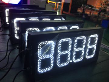10 인치는 RF 원격 제어 디지털 방식으로 빨간 지도한 시간과 온도 유가 표시를 지도했습니다 협력 업체