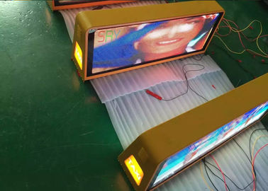 옥외 광고 P5 풀 컬러 택시 정상 지붕 LED 표시 무선 3G 체계 협력 업체