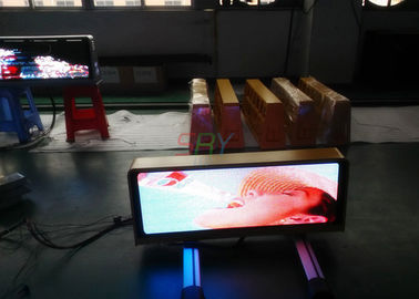주문품 택시 정상 발광 다이오드 표시가 외부 P5 택시 LED 광고 전시에 의하여, 192 x 64 점을 찍습니다 협력 업체