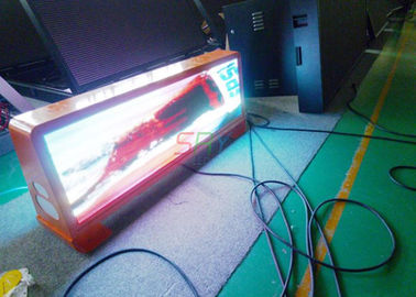 주문품 택시 정상 발광 다이오드 표시가 외부 P5 택시 LED 광고 전시에 의하여, 192 x 64 점을 찍습니다 협력 업체
